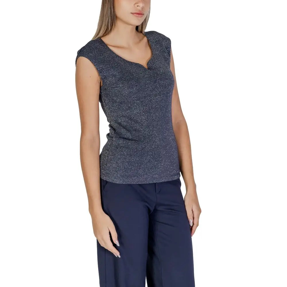 Street One Blue Viscose Tank Top - IT42|M