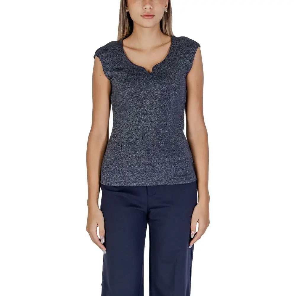 Street One Blue Viscose Tank Top - IT42|M