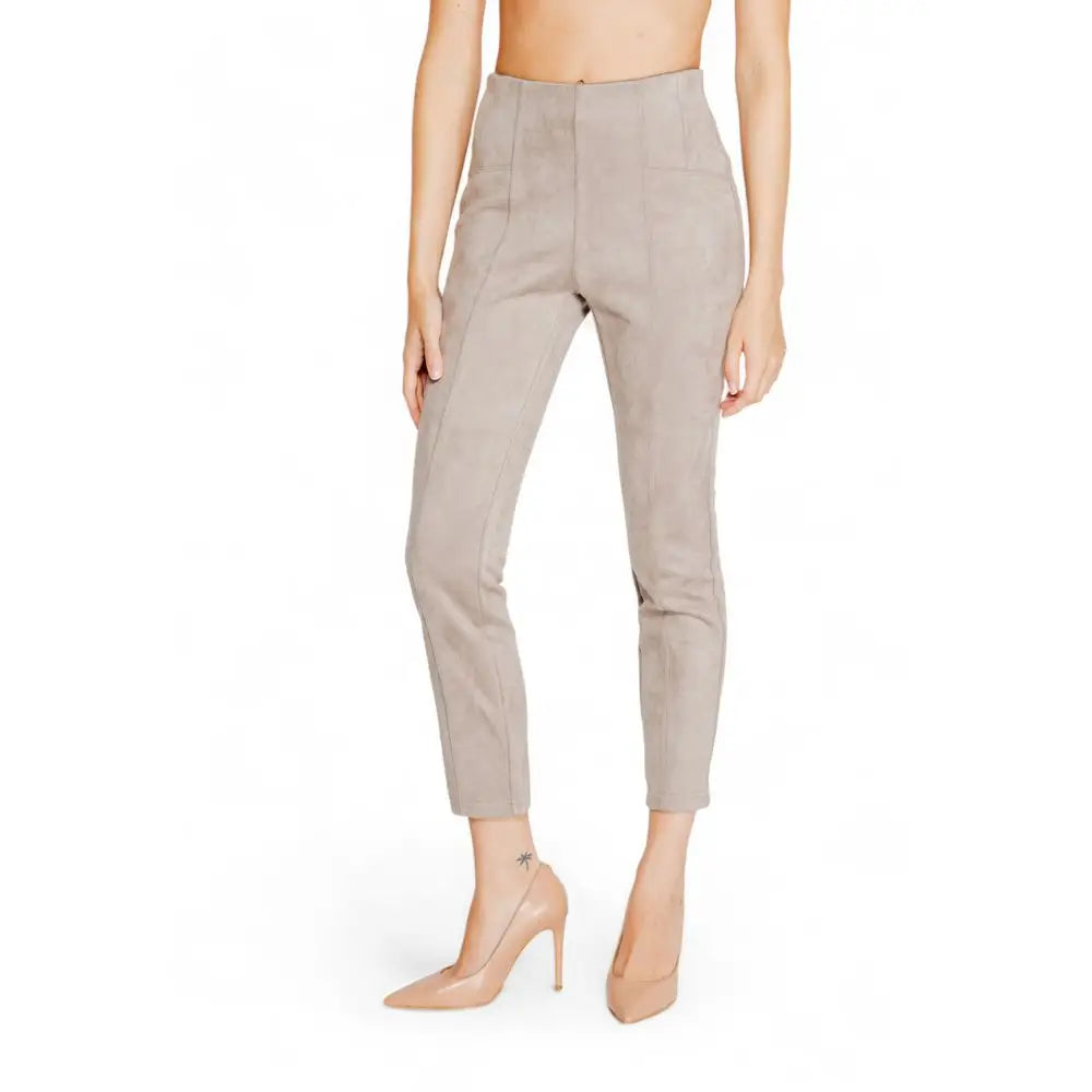 Street One Gray Polyester Leggings - W44 | L28