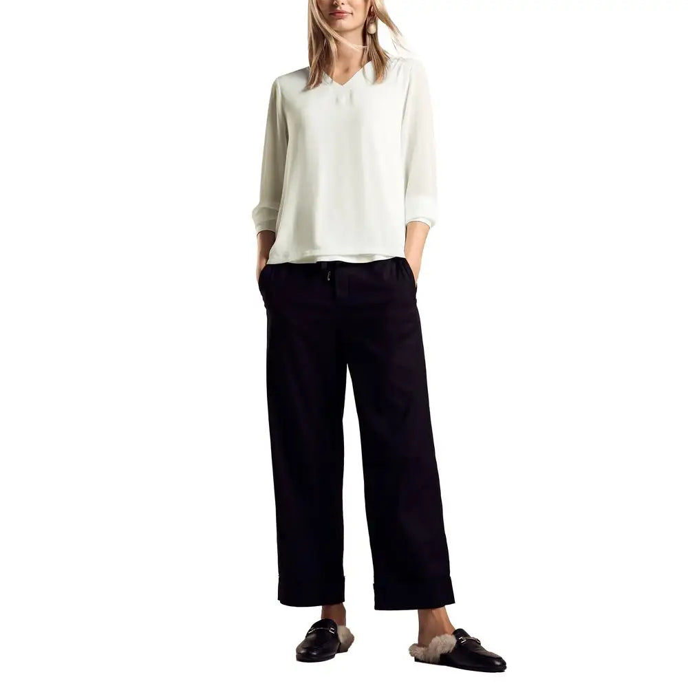 Street One White Viscose Blouse - IT42|M - White Viscose Blouse