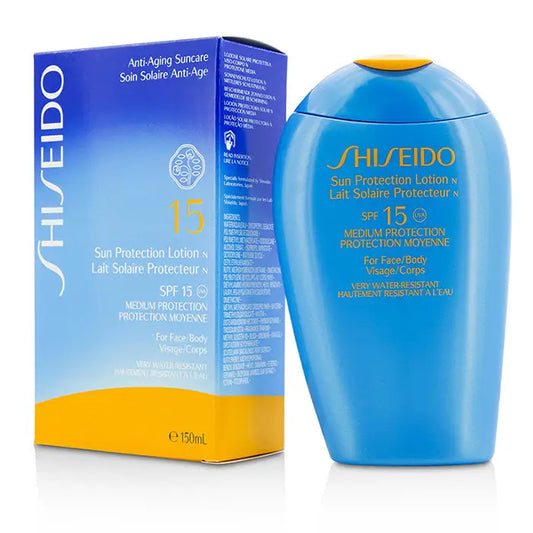 Shiseido Sun Protection Lotion N SPF 15 for face and body, 150ml sun protection lotion
