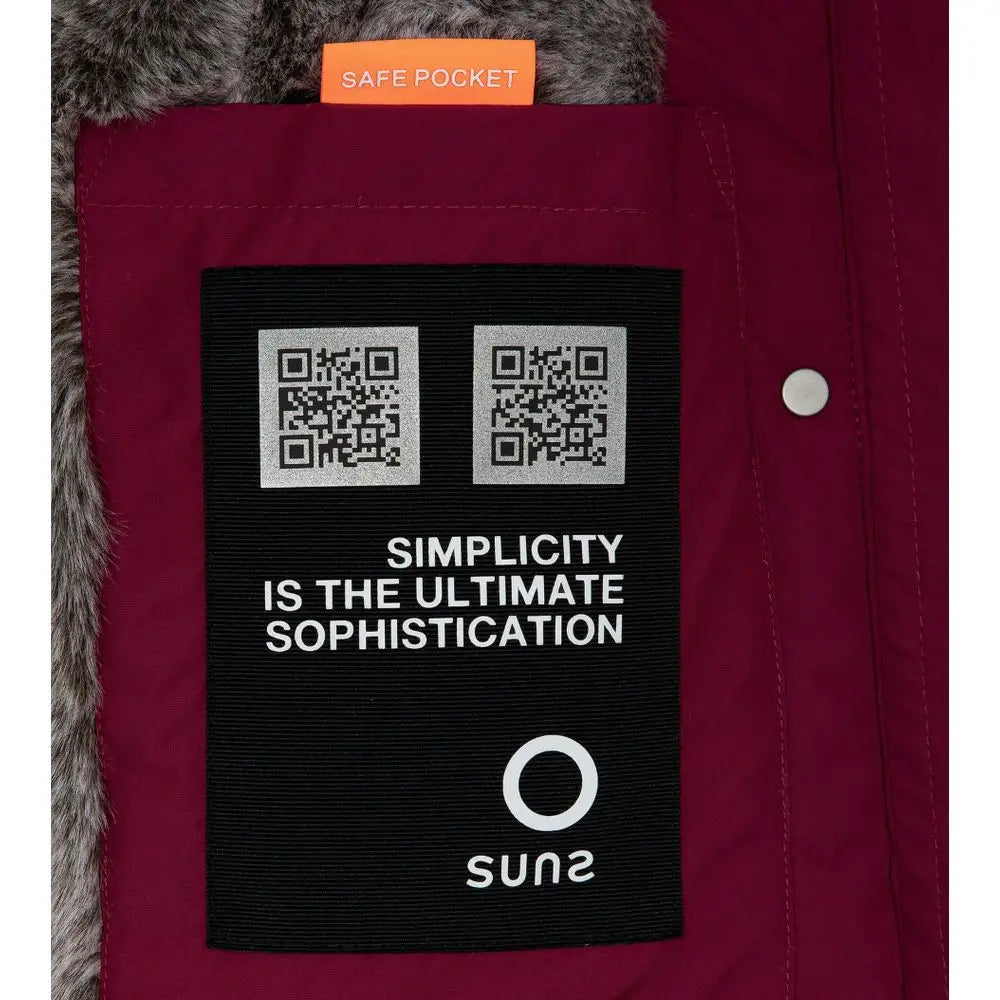 Suns Red Polyester Jackets & Coat - Jackets