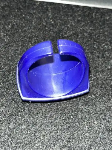 Blue NFL Plastic Ring with white trim featuring Super Bowl XLVII Baltimore Ravens vs San Francisco 49ers
