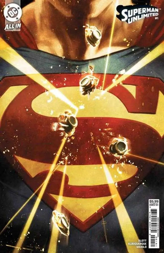 Superman Unlimited #1 Cover E by Sebastian Fiumara featuring Superman comic book cover