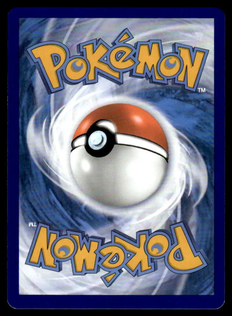 Red and white Poké Ball on a swirling background for Lost Origin Pokémon Trading Card