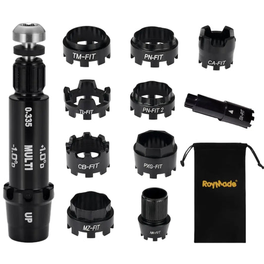 ROYMADE Golf Shaft All Fit Adapter Sleeve with 10pcs Rings Compatible with Titleist/Taylormade/Callaway/Ping/Cobra/Mizuno/PXG/Nike/Srixon Right Hand Golf Heads Change Different Golf Heads by Yourself