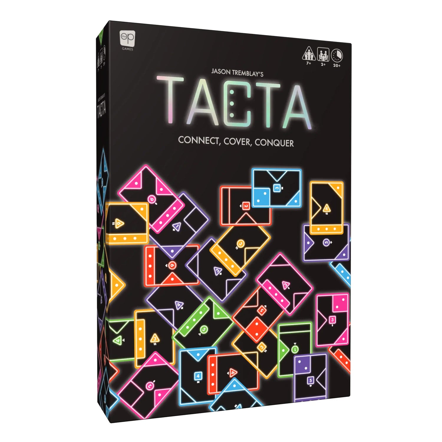 Tachta board game box for TACTA Connect Cover Conquer by The OP Games