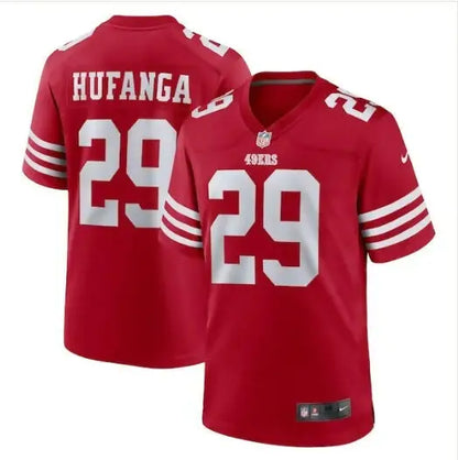 Red Talanoa Hufanga San Francisco 49ers Nike Game Player Jersey with number 29