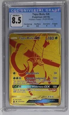 Tapu Bulu GX #SV91/SV94 English CGC 8.5 2019 Pokémon Hidden Fates