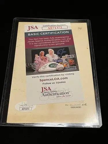 Ted Lyons 1946-1948 Type 1 Photo 4x6 George Burke Original HOF Signed Auto JSA