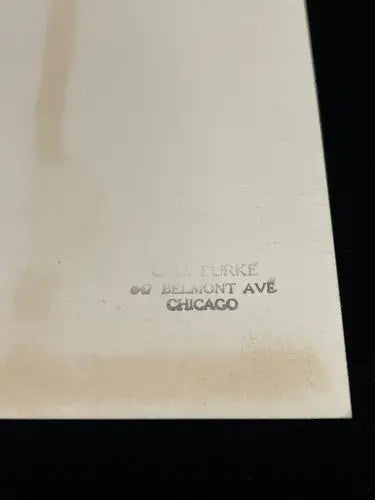 Ted Lyons 1946-1948 Type 1 Photo 4x6 George Burke Original HOF Signed Auto JSA