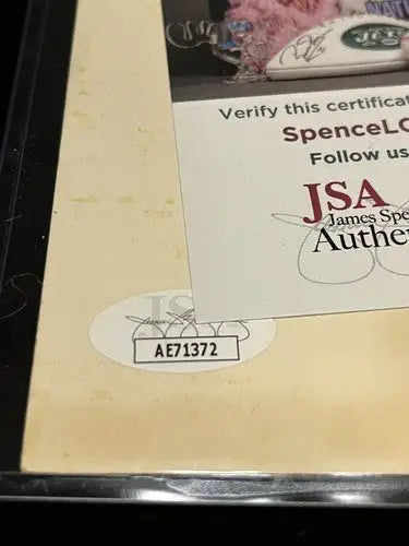 Ted Lyons 1946-1948 Type 1 Photo 4x6 George Burke Original HOF Signed Auto JSA