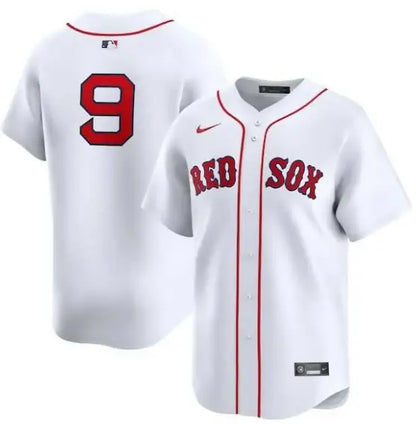 White Ted Williams Boston Red Sox Nike Home Limited Player Jersey displayed
