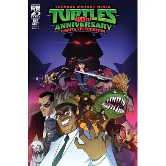 Comic book cover for Teenage Mutant Ninja Turtles 30th Anniversary featuring villains