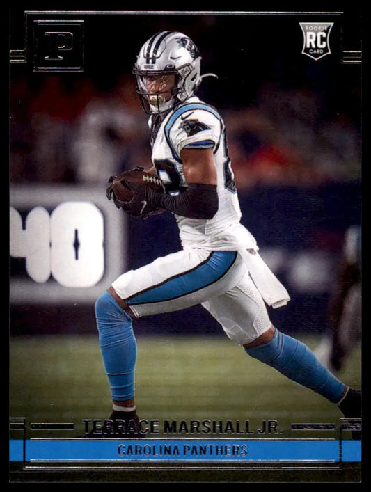 Terrace Marshall Jr. rookie card from Panini Chronicles 2021 Panthers product