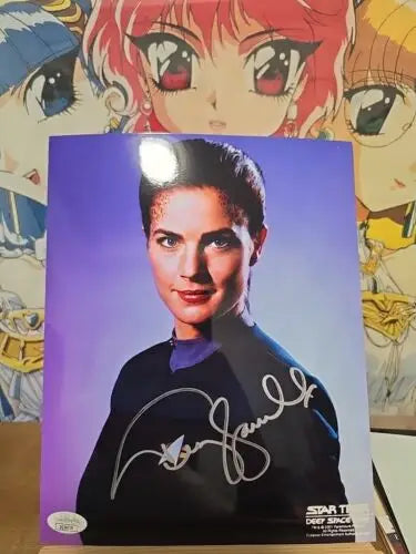 Terry Farrell Star Trek Deep Space Nine signed photo with JSA certification