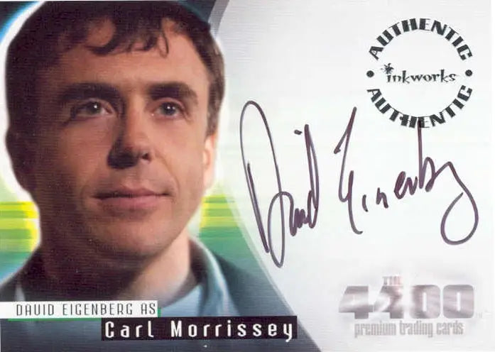 Autographed trading card of David Eigenberg from The 4400 Season 1