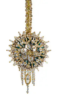 Opulent jewel-encrusted Christmas ornament from Cracker Box holiday festival kit