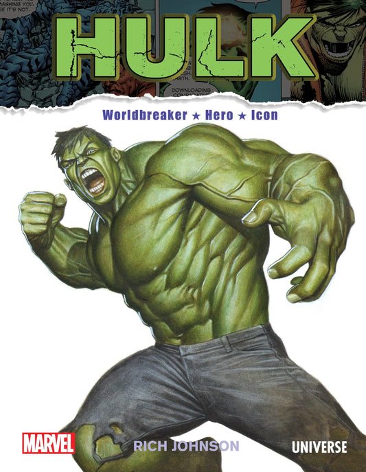 Hulk comic book cover from The Incredible Hulk HC showcasing iconic story lines