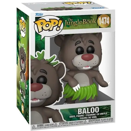 Jungle Book Baloo Funko Pop! Vinyl Figure #1474 showcasing the beloved character Baloo