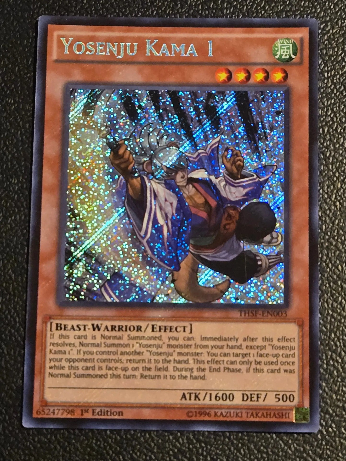 The Secret Forces #THSF-EN003 Yosenju Kama 1 - Collectible Card