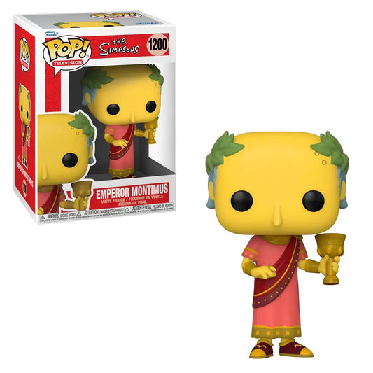 Emperor Montimus Funko Pop! figure from The Simpsons in red robe with goblet