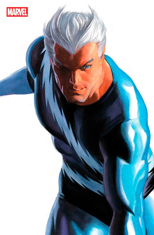 Quicksilver comic book art from The Vision & The Scarlet Witch Alex Ross Timeless variant