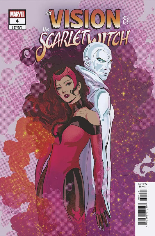 Comic book The Vision & The Scarlet Witch #4 Ernanda Souza Variant featuring Marvel characters