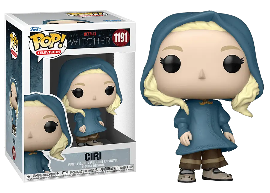 Ciri Funko Pop figurine from The Witcher series, perfect for collectors and fans