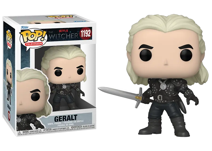 Geralt Funko Pop figure from The Witcher: Geralt - Funko Pop! Television collection