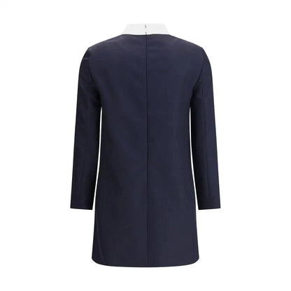 Thom Browne High Wool Suiting Shift Dress