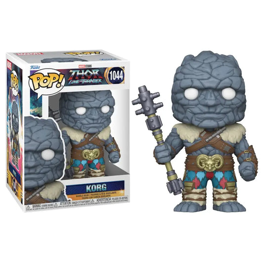 Thor Love and Thunder Korg Funko Pop figure collectible featuring Korg - Funko design
