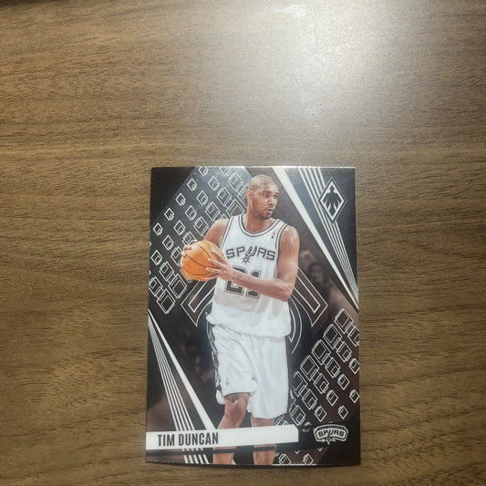 Tim Duncan 2023-24 Panini Phoenix #60 trading card featuring basketball legend Tim Duncan