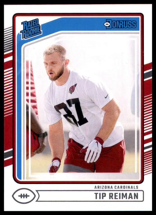 Tip Reiman football card from Rookie 2024 Donruss #366 Arizona Cardinals collection