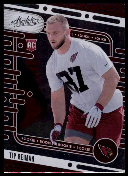 Tip Reiman Rookie football card from Panini Absolute 2024 Arizona Cardinals collection