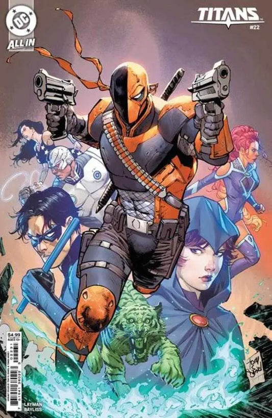 Titans #22 Cover B Tony S Daniel Card Stock Variant comic book cover for collectors