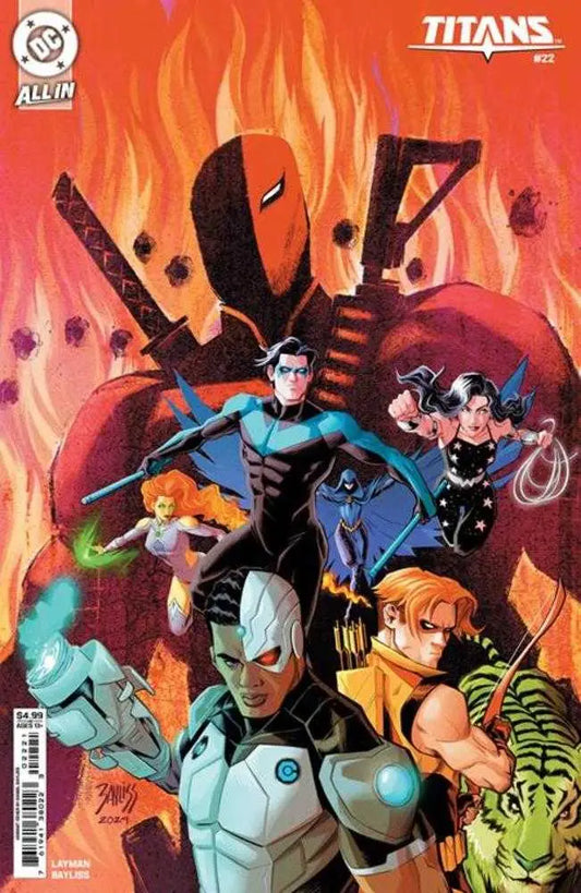 Titans #22 Cover C by Daniel Bayliss Card Stock Variant comic book cover