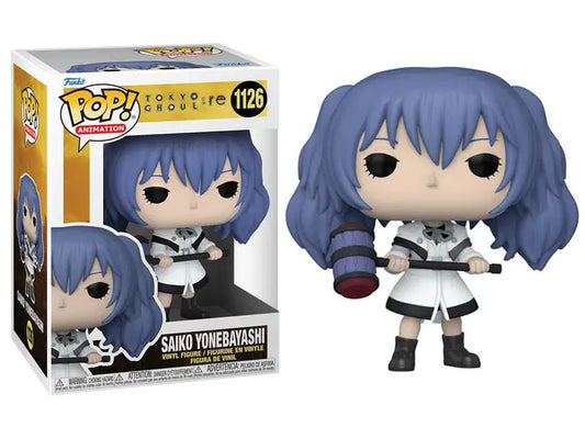 Saiko Yonebayashi Funko Pop figure from Tokyo Ghoul re displayed in collectible packaging