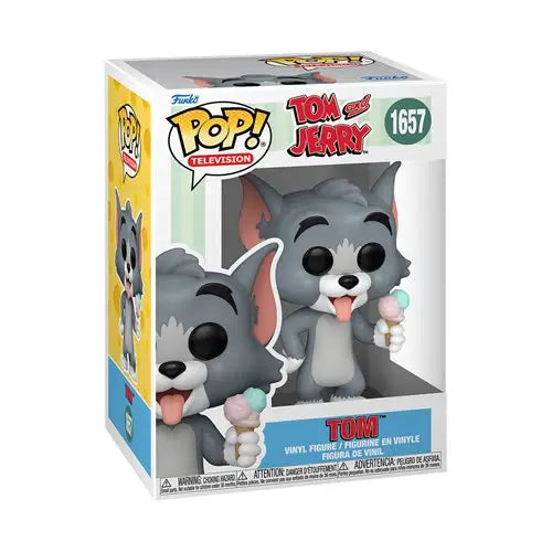 Funko Pop Tom from Tom & Jerry holding an ice cream cone #1657 collectible figure