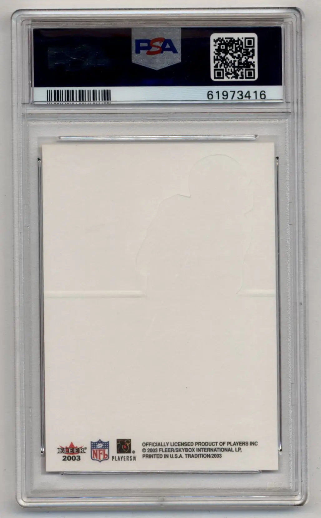 Tom Brady 2003 Fleer Tradition Standouts PSA 10 Gem Mint - Singles