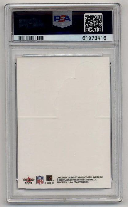 Tom Brady 2003 Fleer Tradition Standouts PSA 10 Gem Mint - Singles