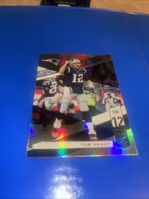Tom Brady Patriots QB 2019 Donruss Elite Foil #1 football card for collectors