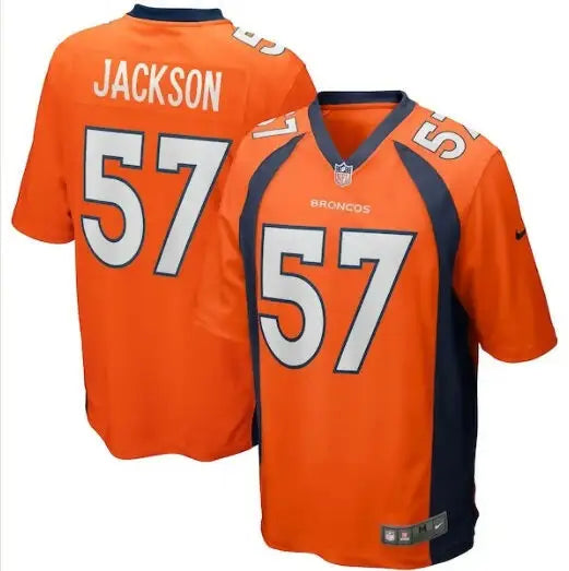 Orange Denver Broncos Tom Jackson Nike Game Retired Player Jersey with number 57