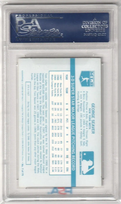Graded TOM SEAVER 1970 Kellogg’s baseball card, Columbia Hobby eBay mint Mets