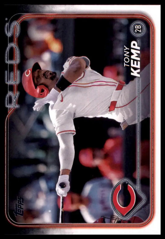 Tony Kemp 2024 Topps Update baseball card featuring Tony Kemp Cincinnati Reds player