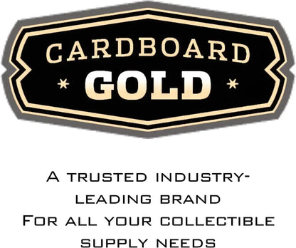 Cardboard Gold logo featured on Toploader Collector Bundle with card protection sleeves