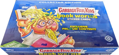 Garbage Pail Kids sticker card box from Topps 2022 GPK Series 1 Book Worms Collector