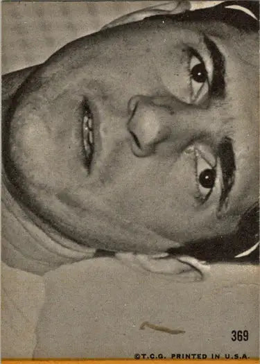 Vintage black and white portrait of Carl Yastrzemski from Topps Baseball star selection card
