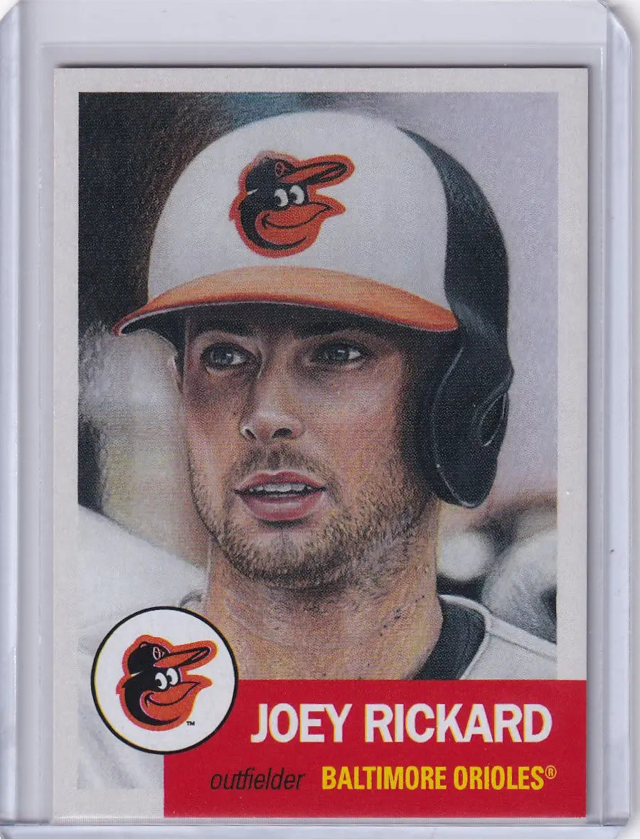 TOPPS BASEBALL LIVING SET #41 Joey Rickard Baltimore Orioles baseball card display