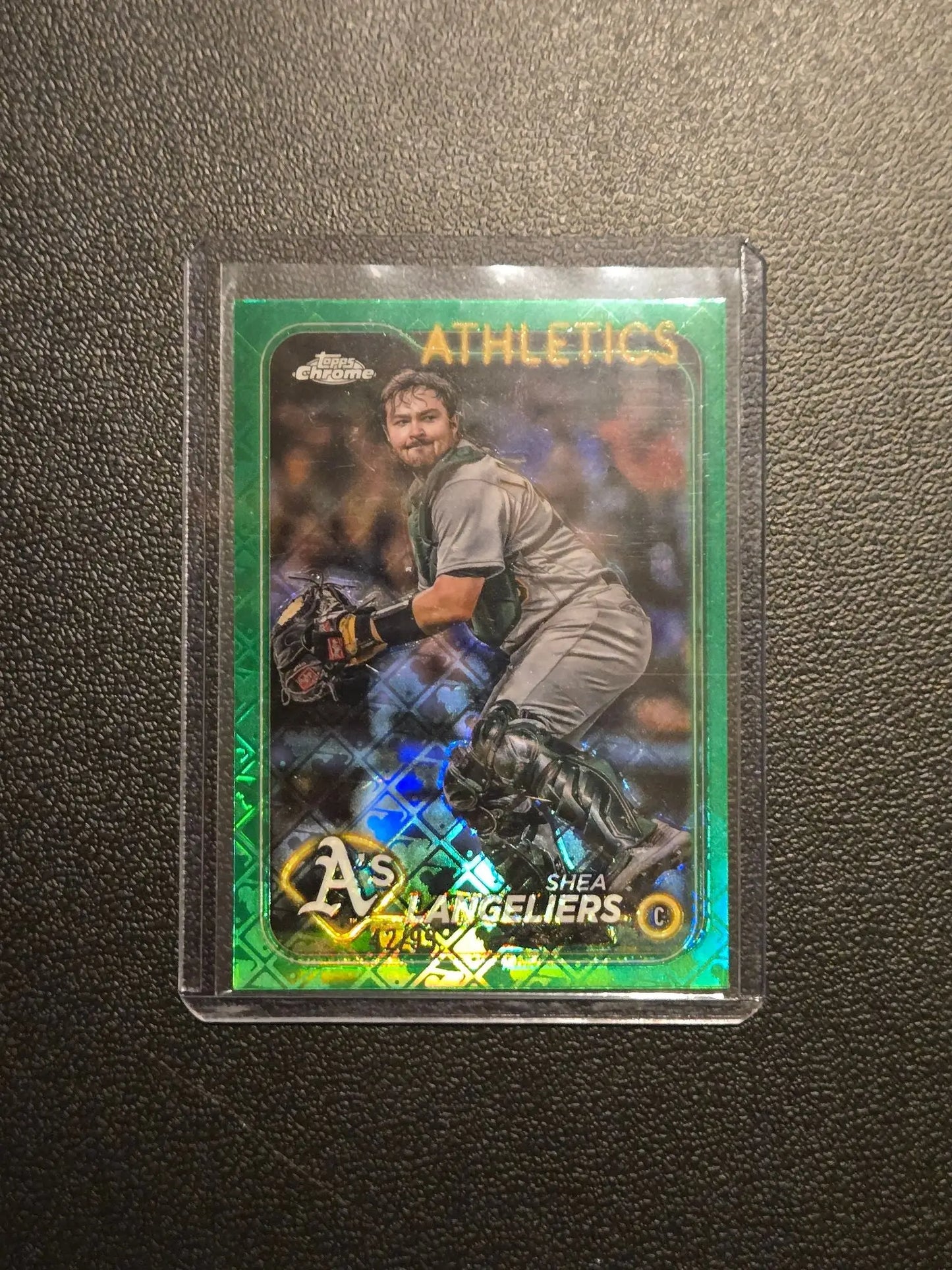 Topps Chrome 2024 Baseball MLB logo refractor Lot of 5 Cards All #’d - Baseball Cards